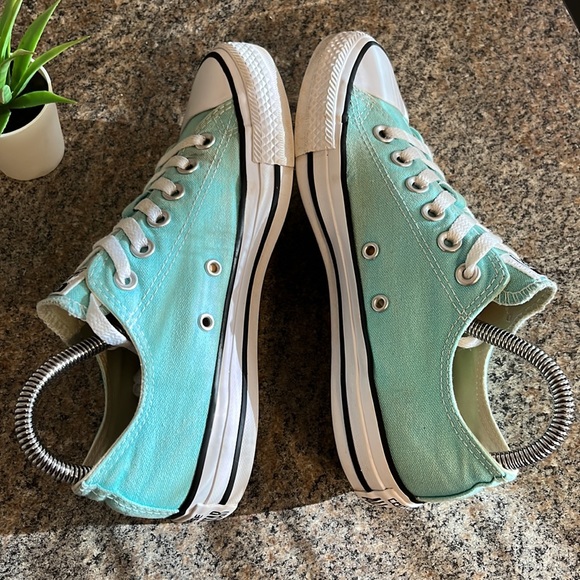 Converse Chuck Taylor All Star Aqua Low top canvas Sneakers Size 7 {#B5} - Picture 6 of 10